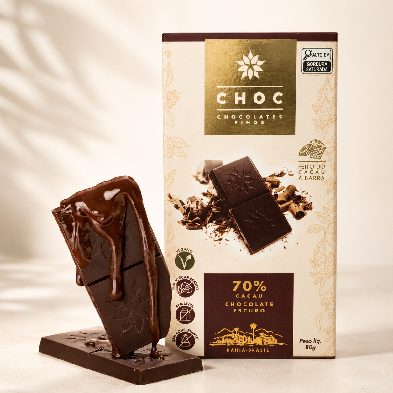 Barra Choc 70% Cacau Clássico