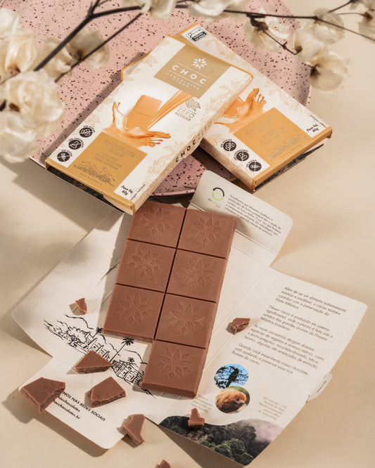 Barra Choc Branco Caramelizado