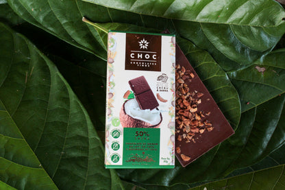 Barra Choc 50% Cacau C/ Coco Queimado