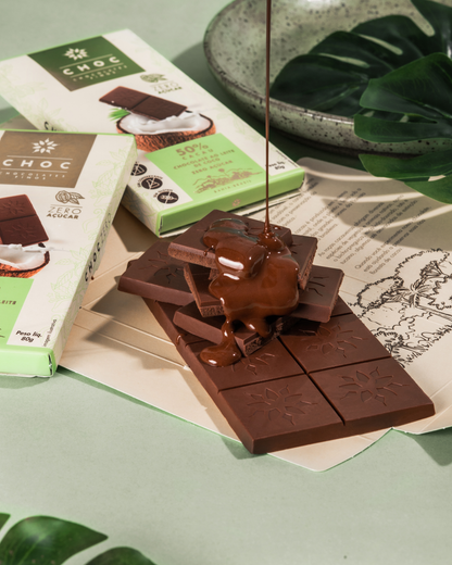 Barra Choc 50% Cacau Zero Açúcar