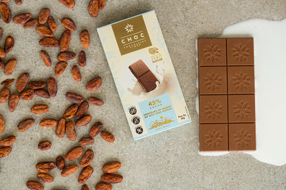 Barra Choc 45% Cacau Zero Açúcar